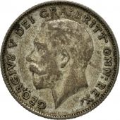 Coin, Great Britain, George V, 6 Pence, 1924, VF(20-25), Silver, KM:815a.1