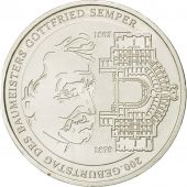 GERMANY - FEDERAL REPUBLIC, 10 Euro, 2003, MS(63), Silver, KM:227