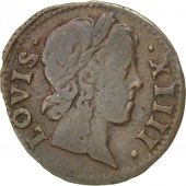 French Royal Denier Tournois Royal French coins Frankreich Königreichr France, Louis XIV, Denier Tournois 164