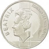 Coin, Netherlands, Beatrix, 10 Gulden, 1994, MS(63), Silver, KM:216