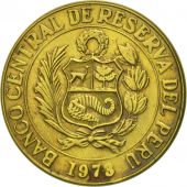 Coin, Peru, 10 Centavos, 1973, Lima, EF(40-45), Brass, KM:245.3