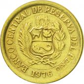 Monnaie, Prou, 1/2 Sol, 1976, Lima, TTB+, Laiton, KM:265
