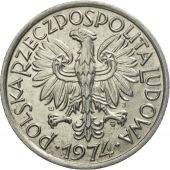 Coin, Poland, 2 Zlote, 1974, Warsaw, AU(55-58), Aluminum, KM:46