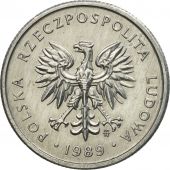 Monnaie, Pologne, 2 Zlote, 1989, Warsaw, SUP, Aluminium, KM:80.3
