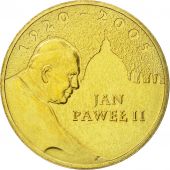 Coin, Poland, 2 Zlote, 2005, Warsaw, AU(55-58), Brass, KM:525
