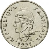 Monnaie, French Polynesia, 10 Francs, 1991, Paris, SUP, Nickel, KM:8