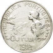 Coin, Portugal, Escudo, 1910, EF(40-45), Silver, KM:560