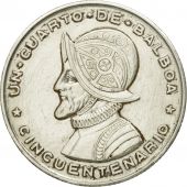 Monnaie, Panama, 1/4 Balboa, 1953, SUP, Argent, KM:19