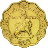 Coin, Paraguay, 15 Centimos, 1953, AU(55-58), Aluminum-Bronze, KM:26