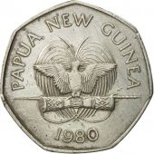 Coin, Papua New Guinea, 50 Toea, 1980, EF(40-45), Copper-nickel, KM:15