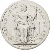 Nouvelle-Caldonie, 2 Francs 1990, KM 14
