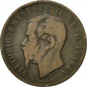 Coin, Italy, Vittorio Emanuele II, 10 Centesimi, 1867, Naples, VF(20-25)