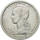 Coin, Madagascar, Franc, 1948, Paris, AU(55-58), Aluminum, KM:3