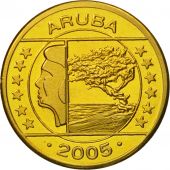 Aruba, Medal, Essai 10 cents, 2005, MS(63), Brass