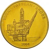 Norvge, Medal, Essai 50 cents, 2004, SPL, Laiton