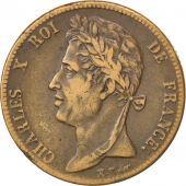 Colonies Franaises, Charles X, 5 Centimes 1828 A, KM 10.1