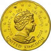 United Kingdom , Medal, Essai 20 cents, 2002, SPL, Laiton