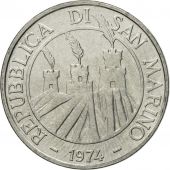 Monnaie, San Marino, 50 Lire, 1974, Rome, FDC, Steel, KM:35