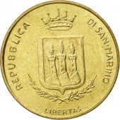 Coin, San Marino, 200 Lire, 1983, Rome, MS(63), Aluminum-Bronze, KM:152