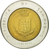 Monnaie, San Marino, 500 Lire, 1983, Rome, TTB+, Bi-Metallic, KM:153