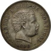Coin, Portugal, Carlos I, 500 Reis, 1899, EF(40-45), Silver, KM:535