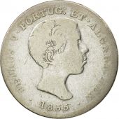 Coin, Portugal, Pedro V, 500 Reis, 1855, F(12-15), Silver, KM:494