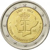 Belgium, 2 Euro, Queen Elisabeth, 2012, MS(60-62), Bi-Metallic