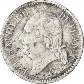 France, Louis XVIII, 1/4 Franc, 1818 A (Paris), KM 714.1