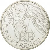France, 10 Euro, Ile de France, 2012, MS(63), Silver, KM:1875