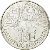 France, 10 Euro, Languedoc-Rousillon, 2011, MS(63), Silver, KM:1741