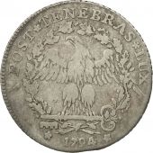 Coin, SWISS CANTONS, GENEVA, 15 Sols, 1794, Bern, EF(40-45), Silver, KM:97