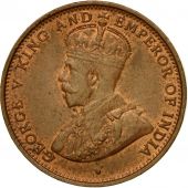 Coin, Ceylon, George V, 1/2 Cent, 1926, MS(64), Copper, KM:106