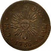 Monnaie, tats italiens, MANTUA, Carlo VI, Soldo, 1736, Mantua, TTB, Cuivre