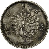 Monnaie, Myanmar, Mu, 1852, TTB+, Argent, KM:7.1
