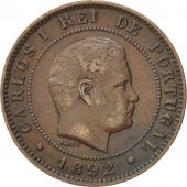 Portugal, Carlos I, 10 Reis 1892 A, KM 532