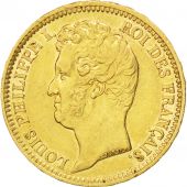 France, Louis Philippe Ier, 20 Francs or tte nue 1831 W (Lille), KM 746.4