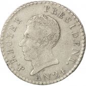 Hati, Rpublique, 25 Centimes An 24 (1827), KM 18.1