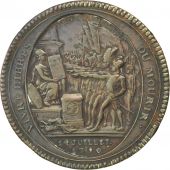 Constitution, Monnaie de Confiance 5 Sols De Monneron 1792, KM Tn34