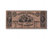 Etats-Unis, Obsoltes, Louisiana, Canal Bank, 5 Dollars 18__