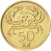 Iceland, 50 Kronur, 1987, AU(50-53), Nickel-brass, KM:31