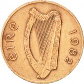 IRELAND REPUBLIC, Penny, 1982, TTB+, Bronze, KM:20