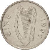 IRELAND REPUBLIC, 5 Pence, 1996, TTB+, Copper-nickel, KM:28