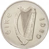 IRELAND REPUBLIC, 10 Pence, 1980, AU(50-53), Copper-nickel, KM:23