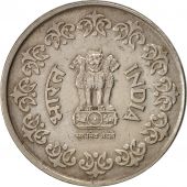 INDIA-REPUBLIC, 50 Paise, 1984, AU(50-53), Copper-nickel, KM:65