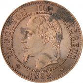 France, Napoleon III, 2 Centimes, 1862, Bordeaux, EF(40-45), KM 796.6