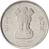 INDIA-REPUBLIC, 10 Paise, 1989, TTB+, Stainless Steel, KM:40.1