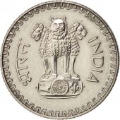 INDIA-REPUBLIC, 25 Paise, 1985, Calcutta, TTB+, Copper-nickel, KM:49.1