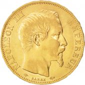 France, Napoleon III, 20 Francs, 1860, Paris, AU(50-53), Gold, KM 781.1