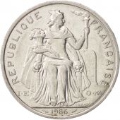 Nouvelle-Caldonie, 5 Francs, 1986, Paris, SUP, Aluminium, KM:16