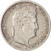 France, Louis-Philippe, 1/2 Franc, 1844, Lille, TTB, Argent, KM:741.13, Gad 408